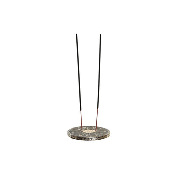 DKD Home Decor Weihrauch Halterung aus Holz/Aluminium mit indischem Design und Weihrauch.