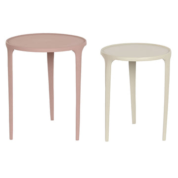 DKD Home Decor Tischset: Beige, Rosa Tische. Modernes Design - homely Family Shop