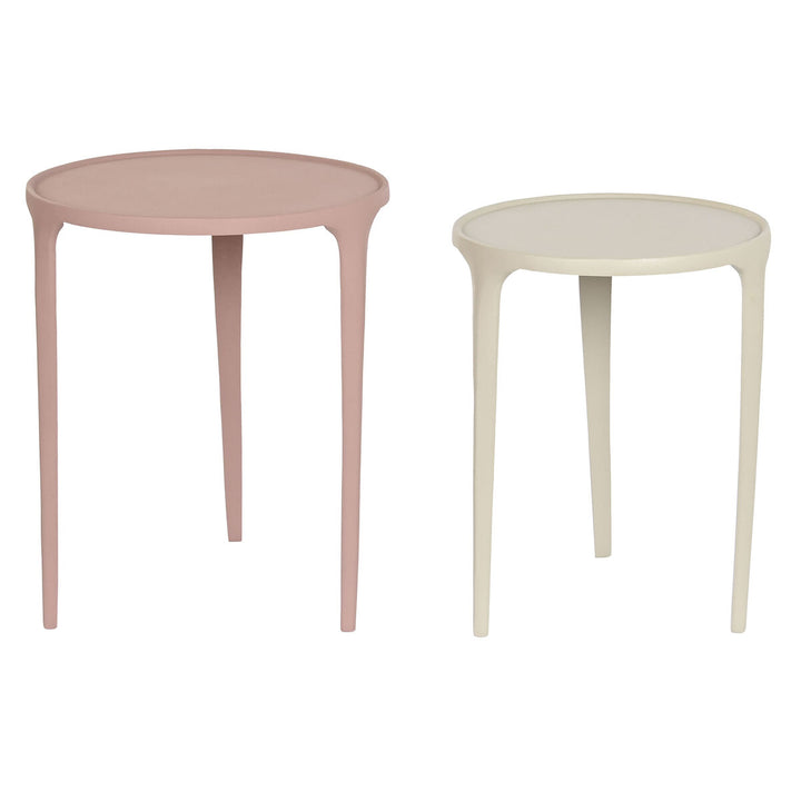 DKD Home Decor Tischset: Beige, Rosa Tische. Modernes Design - homely Family Shop