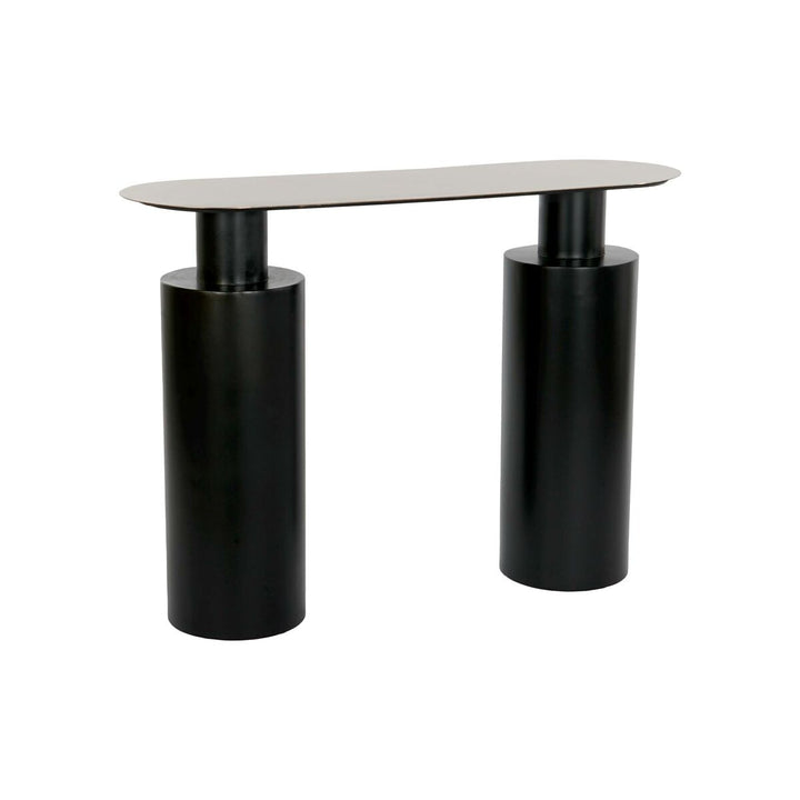 DKD Beistelltisch aus Eisen, schwarz und goldfarben - homely Family Shop