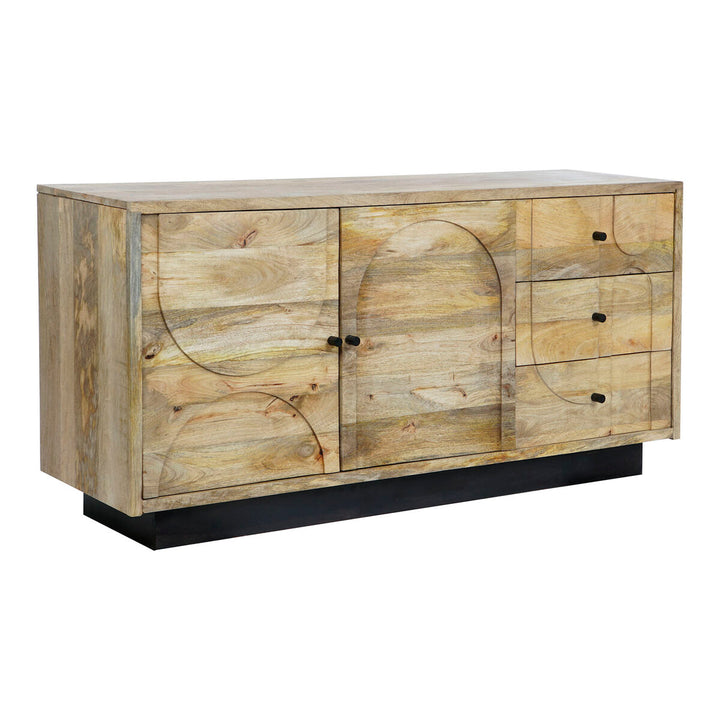 Mango Holz Anrichte mit Türen und Schubladen - Homely Family Shop