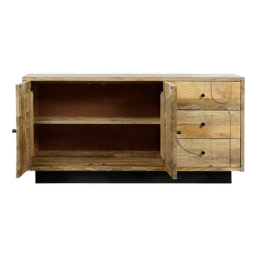 DKD Home Anrichte aus Mango-Holz mit Schubladen und Fächern - homely Family Shop