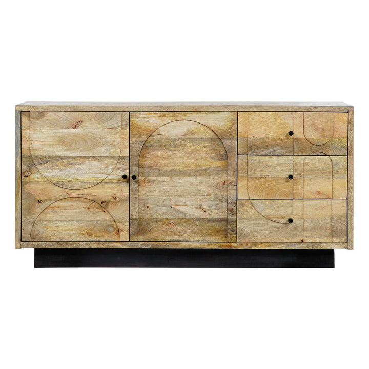 Anrichte aus Mango-Holz mit geometrischen Mustern - homely Family Shop