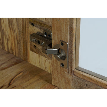 Detailaufnahme des DKD Home Dekor Displayständer aus Mango-Holz - homely Family Shop
