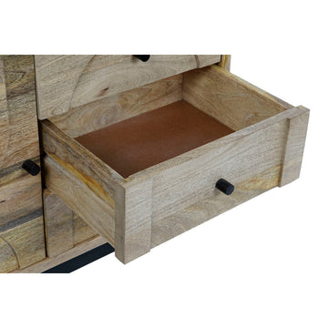 Nahaufnahme: Mango-Holz Displayständer Schublade mit Kristall-Design - homely Family Shop