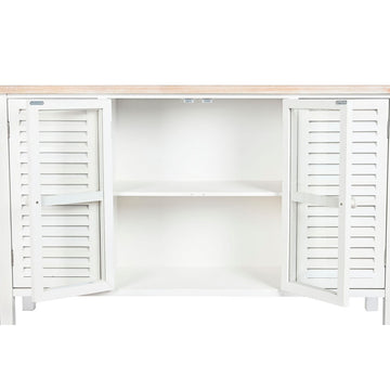 Weiße Tannenholz Anrichte mit offenen Türen - DKD Home Decor Family Shop