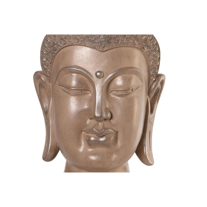 Braune Buddha Deko-Figur mit orientalischem Design und friedlicher Ausstrahlung.