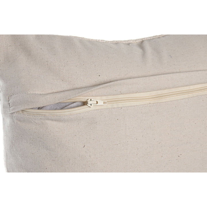 Beige Kissen mit Reißverschluss von DKD Home Decor, 45x45 cm.