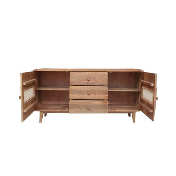 DKD Home Decor Anrichte aus Naturholz mit Schubladen und Türen - homely Family Shop