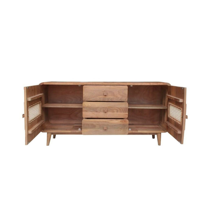 DKD Home Decor Anrichte aus Naturholz mit Schubladen und Türen - homely Family Shop