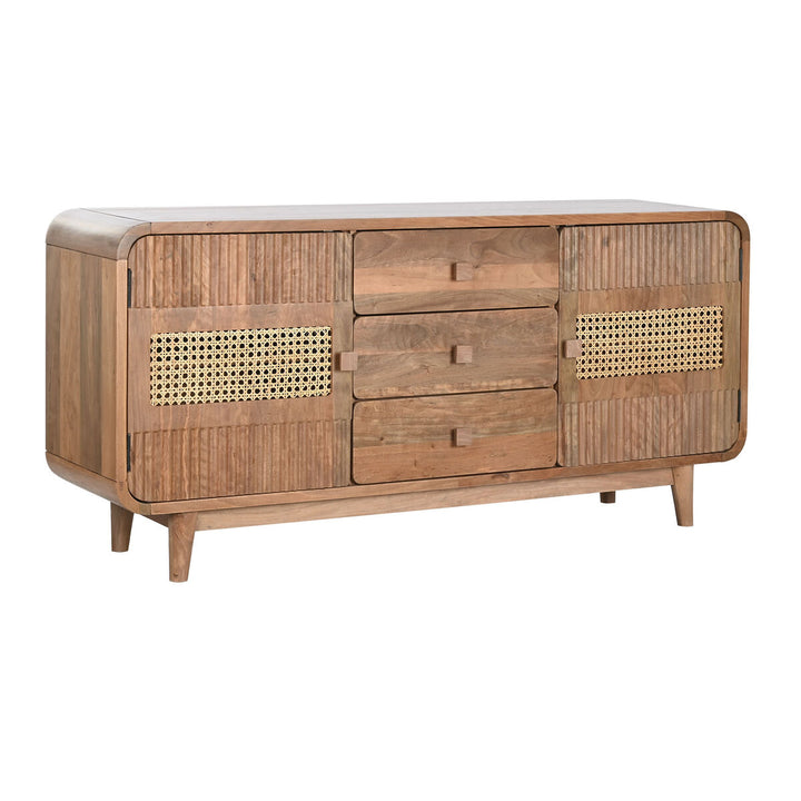 DKD Home Anrichte mit Holz, Rattan Details und Schubladen - homely Family Shop