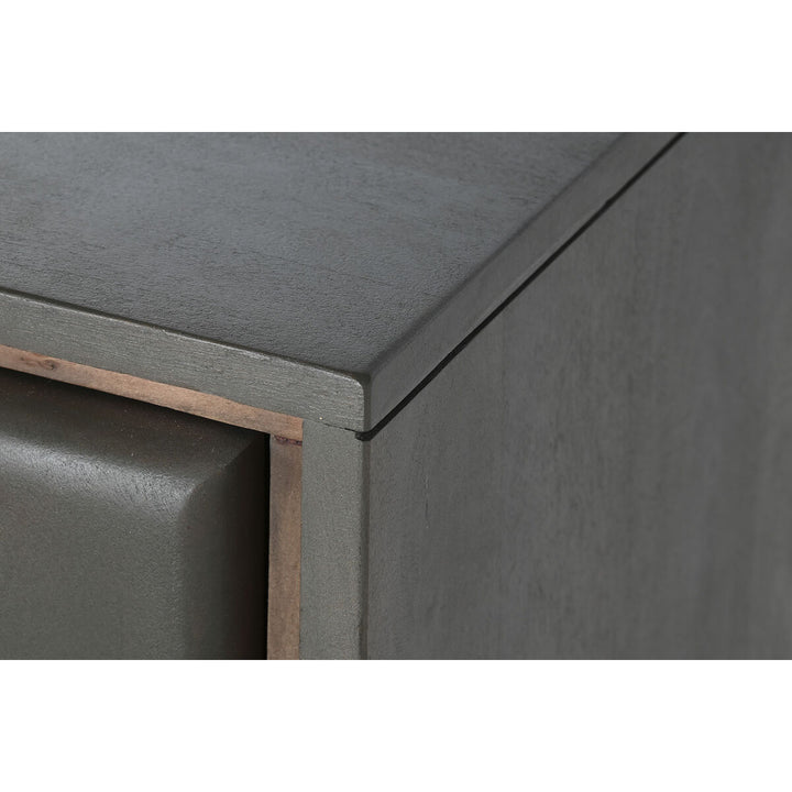DKD Sideboard aus Holz, dunkelgrau. - homely Family Shop