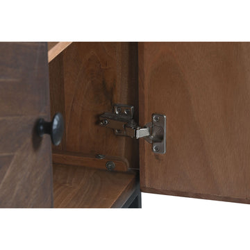 Detailaufnahme von DKD Home Dekor Anrichte mit Holz und Türscharnieren - homely Family Shop
