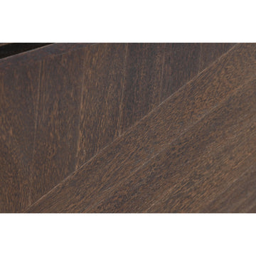 Nahaufnahme: Dunkelbraune Anrichte aus Holz von DKD Home Decor - homely Family Shop