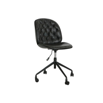 DKD Home Dekor Stuhl mit dunklem Grau und Rollen - homely Family Shop