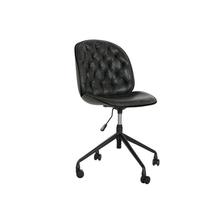 DKD Home Dekor Stuhl mit dunklem Grau und Rollen - homely Family Shop