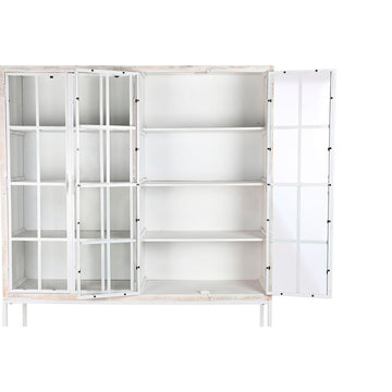 Weißes Regal aus Mango-Holz mit Metallrahmen - DKD Home Decor - homely Family Shop