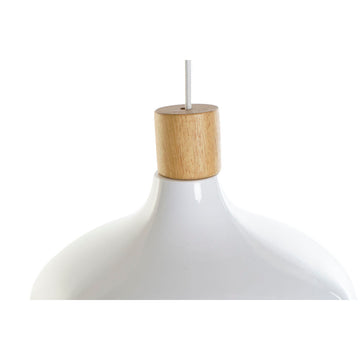DKD Home Deckenlampe mit weißem Metall und Kiefer Details - homely Family Shop