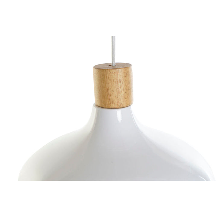 DKD Home Deckenlampe mit weißem Metall und Kiefer Details - homely Family Shop