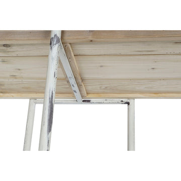 DKD Home Regal mit Tannenholz und weißem Metall. - homely Family Shop
