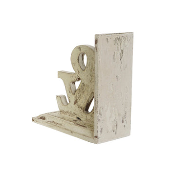 DKD Home Deko Buchstütze aus Holz mit &-Zeichen - homely Family Shop
