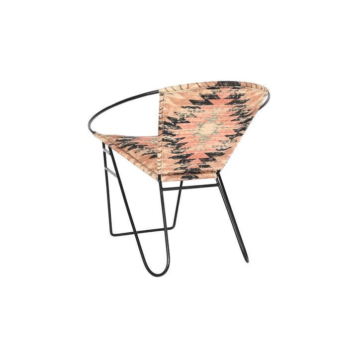 Bunter DKD Home Decor Stuhl mit Muster und Metallrahmen - homely Family Shop