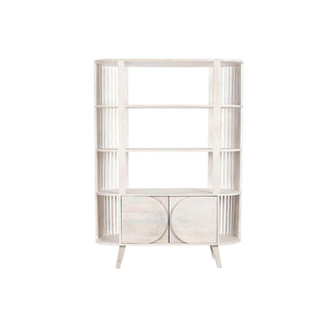 Weißes DKD Home Dekor Regal aus Mango-Holz mit Fächern - homely Family Shop