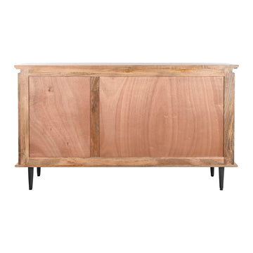 DKD Anrichte aus Mango-Holz und Metall mit schwarzen Füßen - homely Family Shop