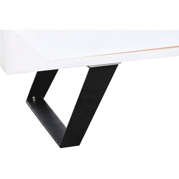 Detail der DKD Home Decor Anrichte: Weißes Top, dunkle Beine - homely Family Shop