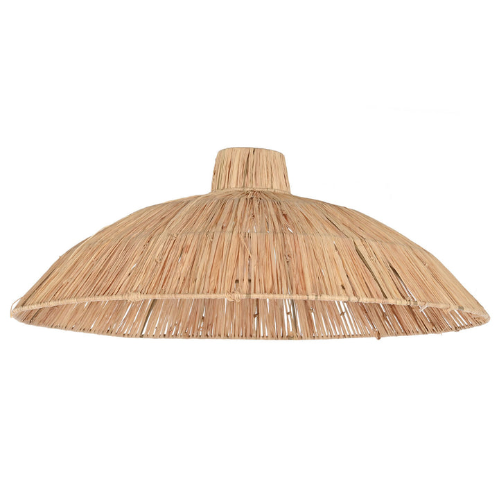 DKD Home Decor Lampenschirm aus Bast und Metall, natürlich - homely Family Shop