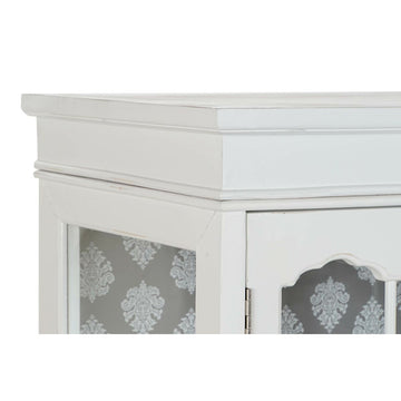 Weiße Anrichte mit Kristall und Tanne Details - DKD Home Decor Shop