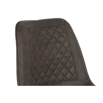 Detailaufnahme Stuhl von DKD Home Decor mit gestepptem Polyurethan - homely Family Shop