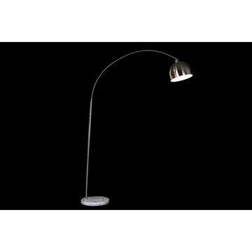 DKD Home Stehlampe mit silberfarbenem Metall und Marmorfuss - homely Family Shop