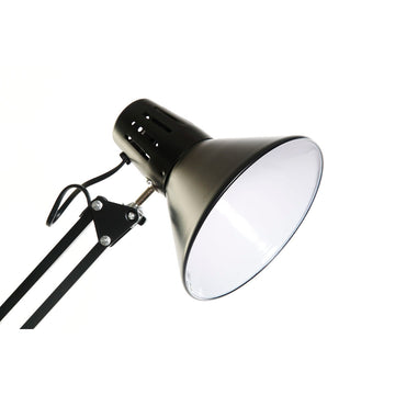 DKD Home Decor Tischlampe aus schwarzem Metall mit verstellbarem Arm - homely Family Shop