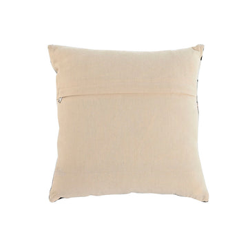 DKD Home Decor Kissen, creme und dunkelbraun, Kolonialstil, 40x40 cm.