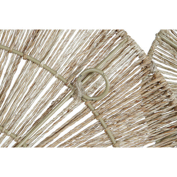 Nahaufnahme tropische Wanddeko aus Naturmaterial - homely Family Shop