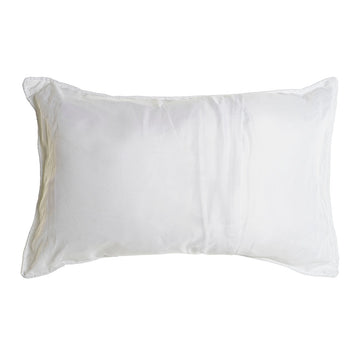Weißes DKD Home Decor Kissen, blumig, aus Polyester, 60x10x40 cm.