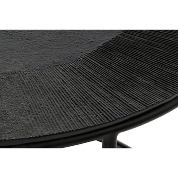 Detailansicht Tisch aus Metall und Aluminium mit Muster - homely Family Shop
