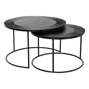 DKD Home Deko Tischset, schwarz, Metall und Aluminium - homely Family Shop