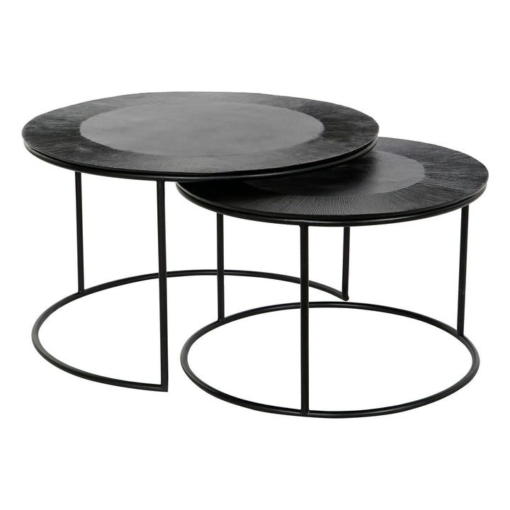 DKD Home Deko Tischset, schwarz, Metall und Aluminium - homely Family Shop