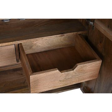 Dunkelbraune Anrichte mit Schublade für Stauraum - homely Family Shop