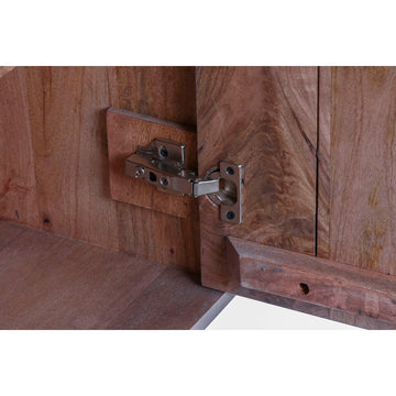 Detail der Mango-Holz Anrichte mit Scharnier - homely Family Shop