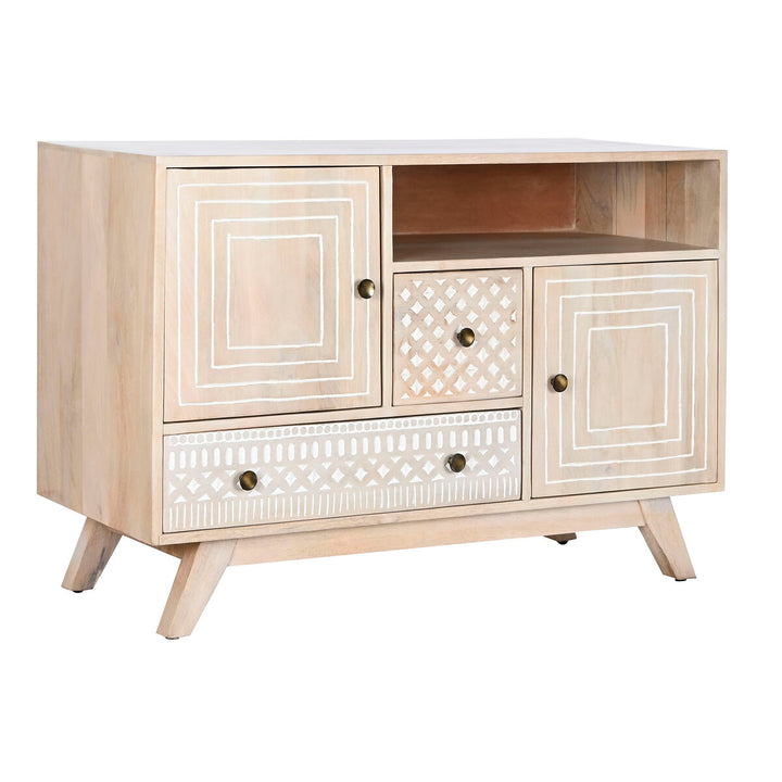 DKD Anrichte aus Mango-Holz mit geometrischen Mustern - homely Family Shop