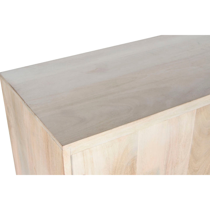 Detailansicht Anrichte aus Mango-Holz, natürlich und weiß - homely Family Shop