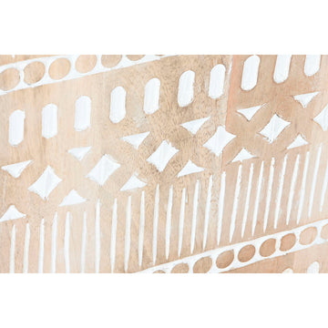 Nahaufnahme: DKD Home Dekor Anrichte aus Mangoholz mit Muster - homely Family Shop