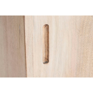 Detailansicht: Weiße Anrichte aus Mango-Holz von DKD Home Decor - homely Family Shop
