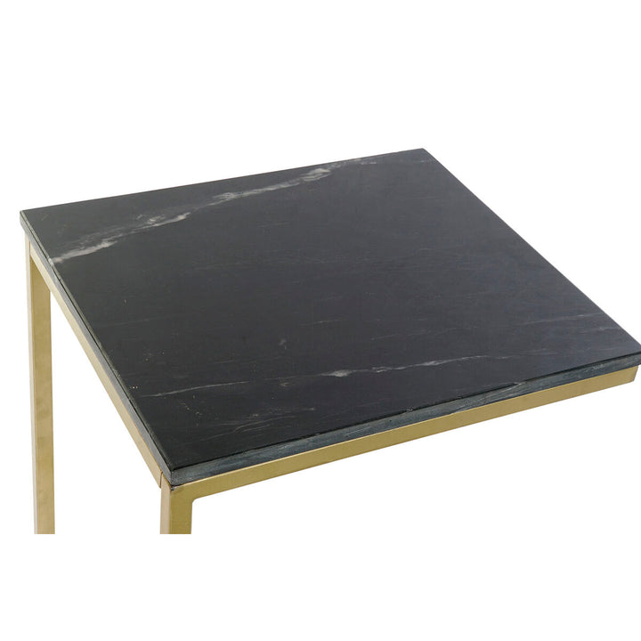 DKD Beistelltisch mit schwarzer Marmorplatte und goldenem Gestell - homely Family Shop