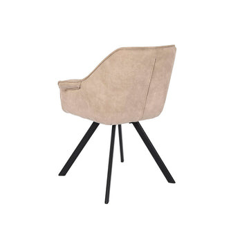 Beige Stuhl mit schwarzen Beinen von DKD Home Decor - homely Family Shop