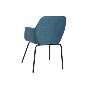 Blauer Stuhl mit schwarzen Beinen von DKD Home Decor - homely Family Shop