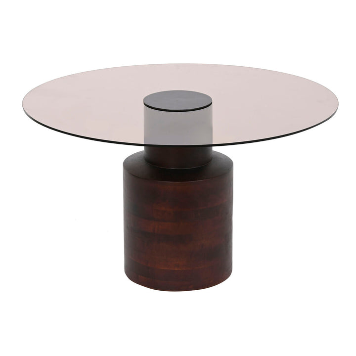 DKD Home Tisch mit Kristallplatte und Mangoholz Basis - homely Family Shop